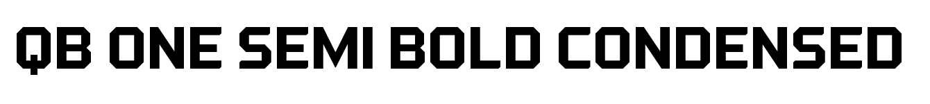 QB One Semi Bold Condensed